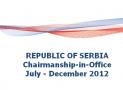 Serbian Chairmanship of the Police Cooperation Convention for Southeast Europe 